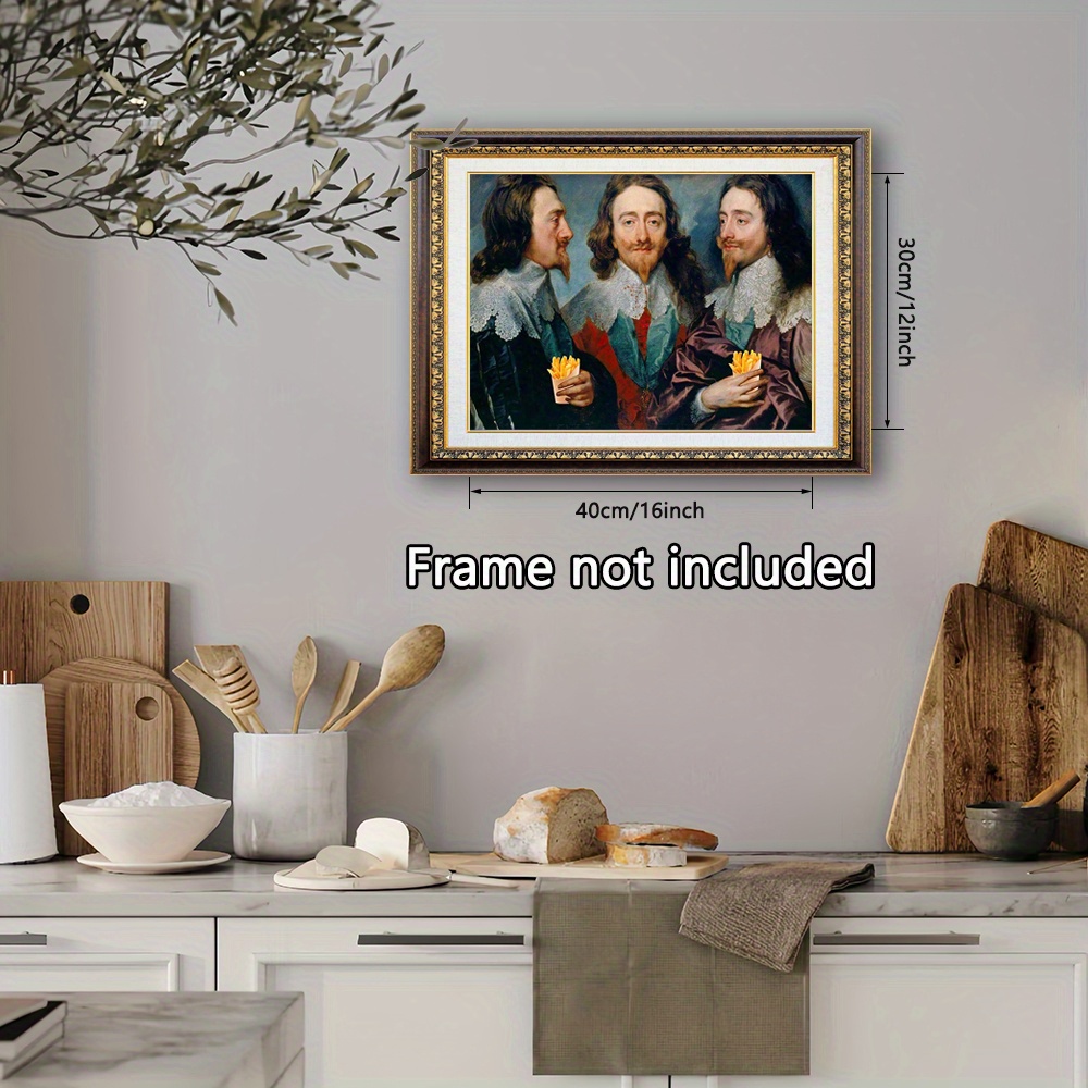 Canvas Print Without Frame Humorous Artistic Twist Vintage - Temu