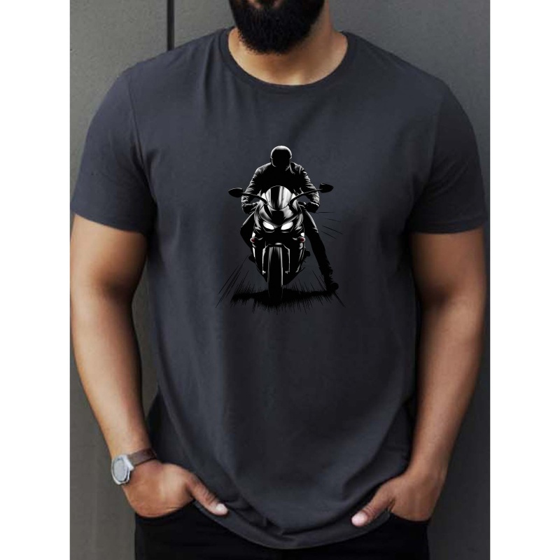 

Biker Wrinkle - Mens T-shirt - Front Shoulder Fit