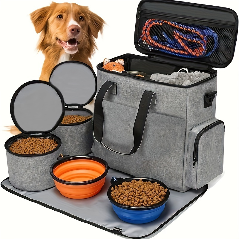 conjunto mochila viaje mascotas bolsa viaje perros gatos Temu