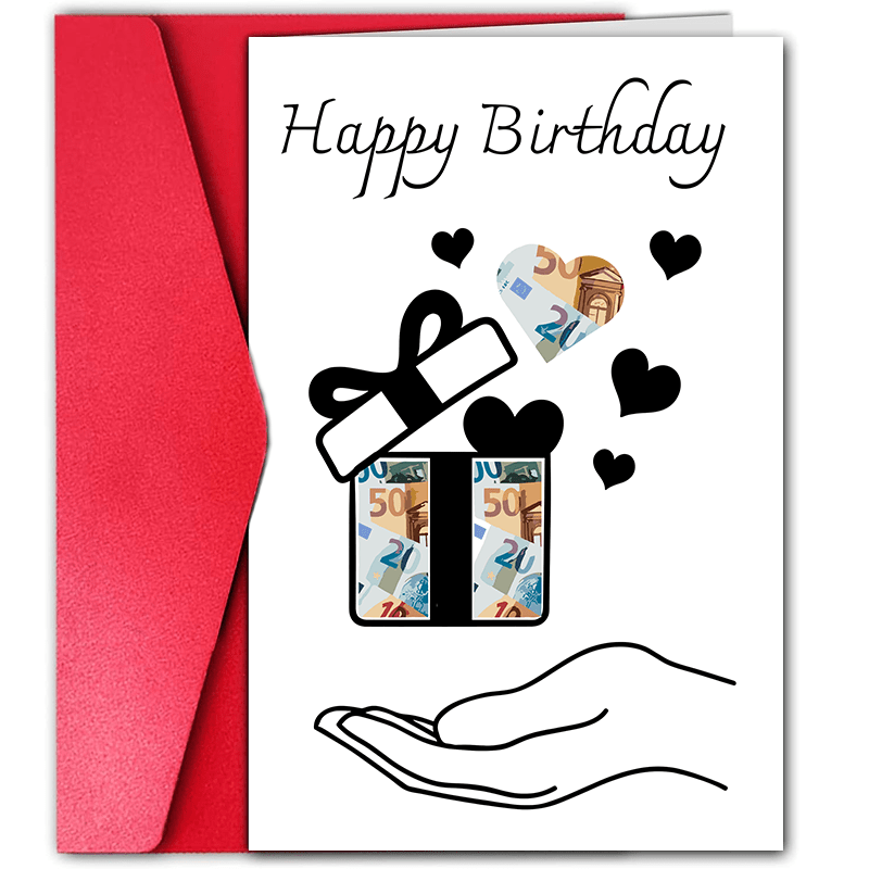 

Unique Money Gift Card - Perfect For Birthdays & Special Occasions, Creative & Funny Way To Give Cash, Ideal For Him Or Her