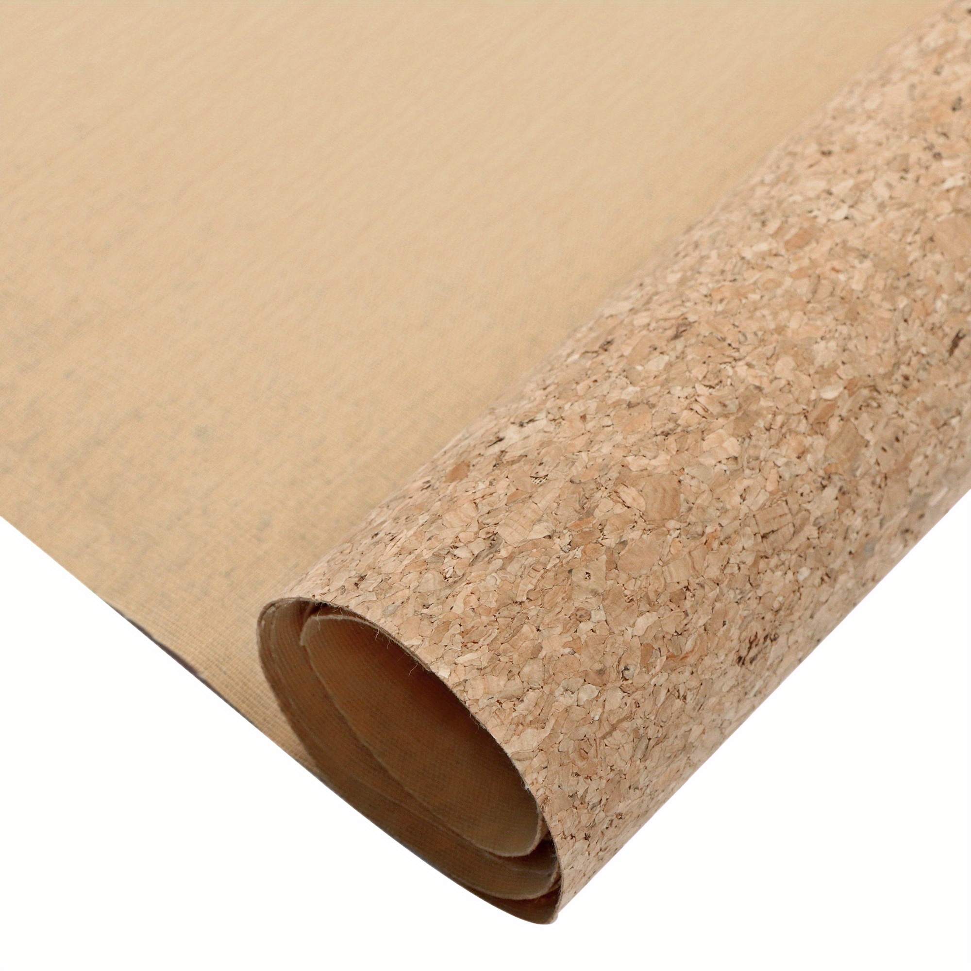 E-shop Vintage Kork-geprägte PU-Kunstlederblätter - Große Rolle 11.81x55.12" für DIY-Bastelarbeiten, Ohrringe, Haarschleifen, Handtaschen & Nähprojekte