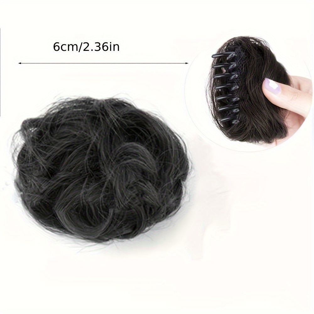 

Elegant Claw- Messy Bun Hairpiece For Women - Synthetic Ponytail Extension, & , Wig, , Hair Accessories