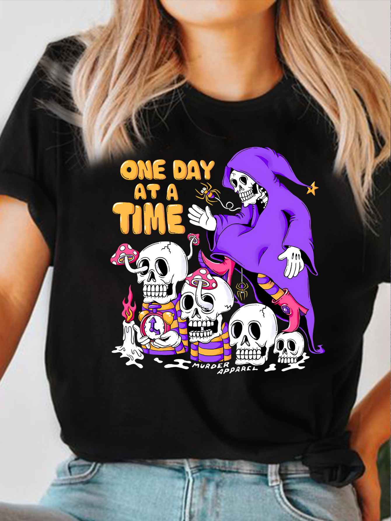 Apparel Calavera Camisetas De Calaveras Mujer _DE PRODUCTOS _GATO Temu