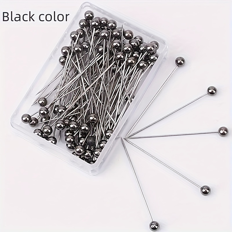 E-shop 100 Stück Metall 4-Farben Positionierungsnadeln, Nähen, Schmuck DIY Fixierte Nähnadeln