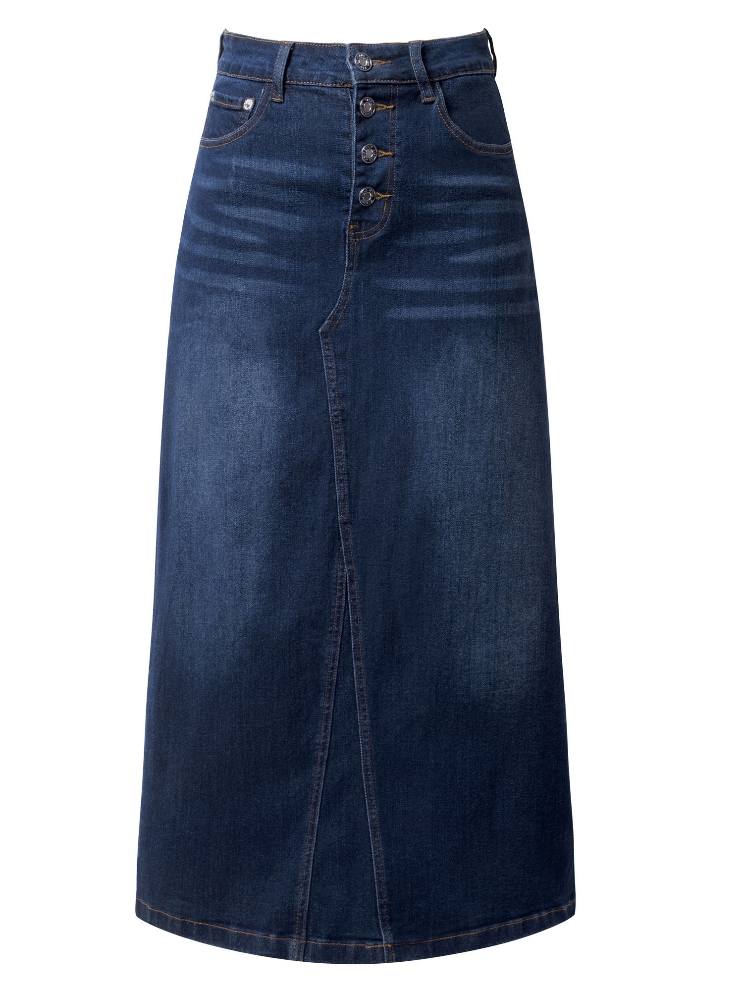 plus size denim skirt sold on Temu United States