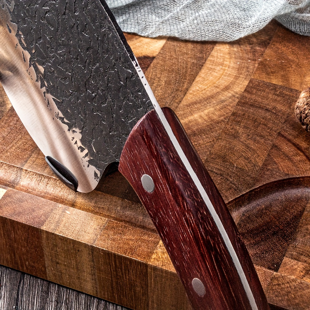 2pcs Smooth/textured/mixed Set Of Hammered Fish Killing Knives