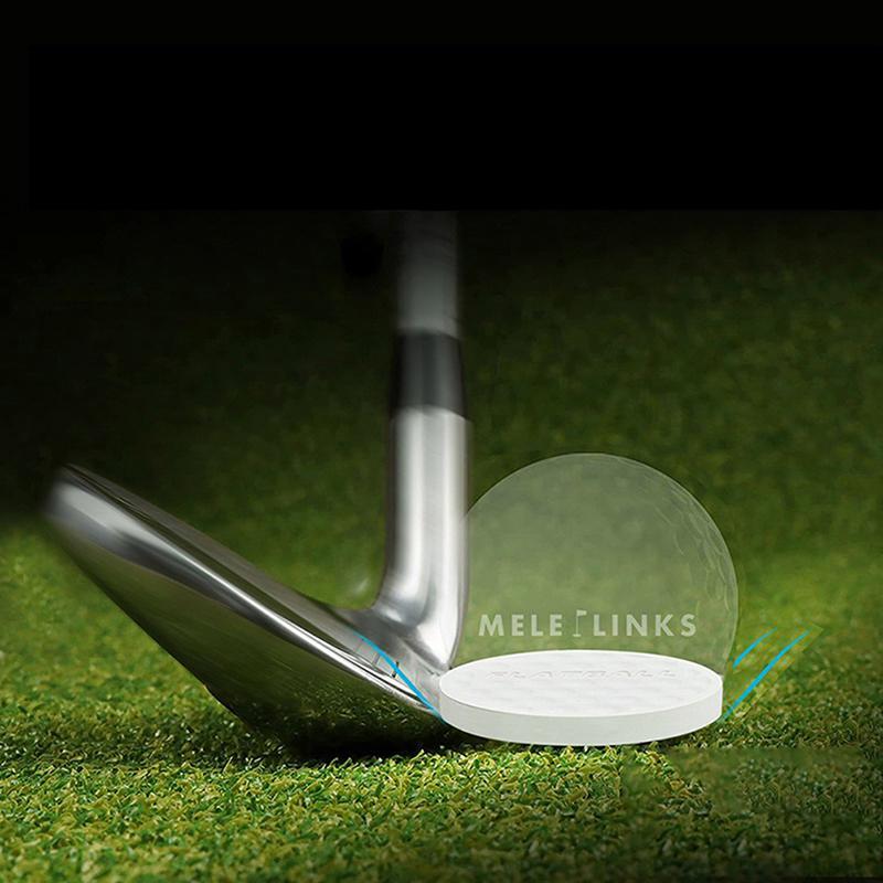 

Flat Golf Ball, Practice Training Aid, Ultra-thin Design For Swing Detection, Durable Golf Accessory