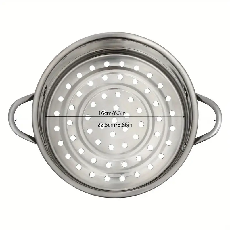Panier Vapeur Inox 20 Cm Ø Intérieur – Acier 304 Alimentaire Pour Cuisson Saine Et Rapide