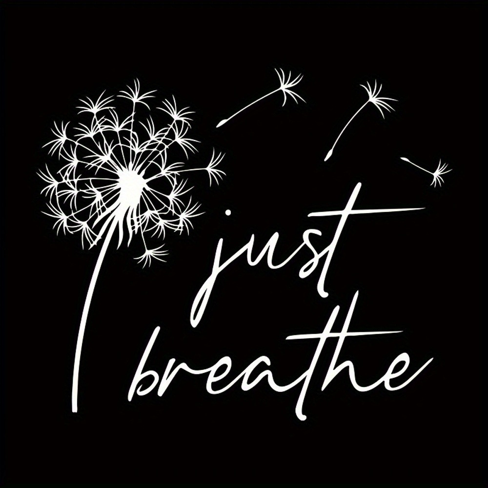 

Inspirational Dandelion Heat Transfer Sticker - For Clothing, Coats, Pillows & Bags