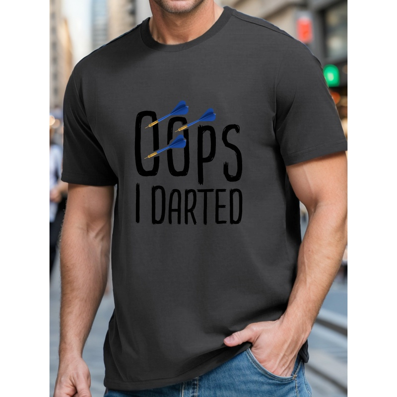 

Oops I Darted Men's Short Sleeve T-shirt Summer T-shirt Top