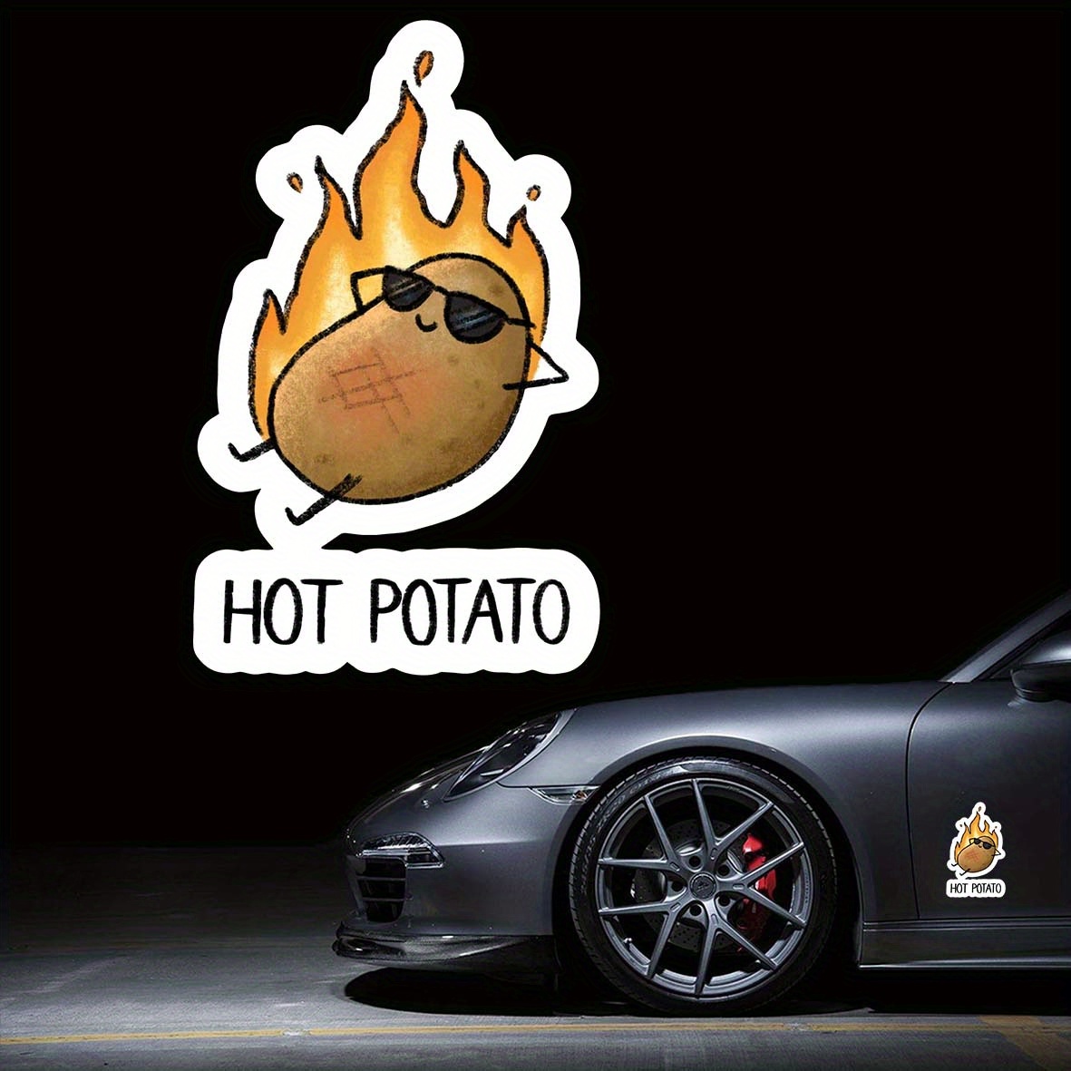 

Potato Vinyl Car Stickers, Truck, Suv, Wall, Window, Laptop Stickers