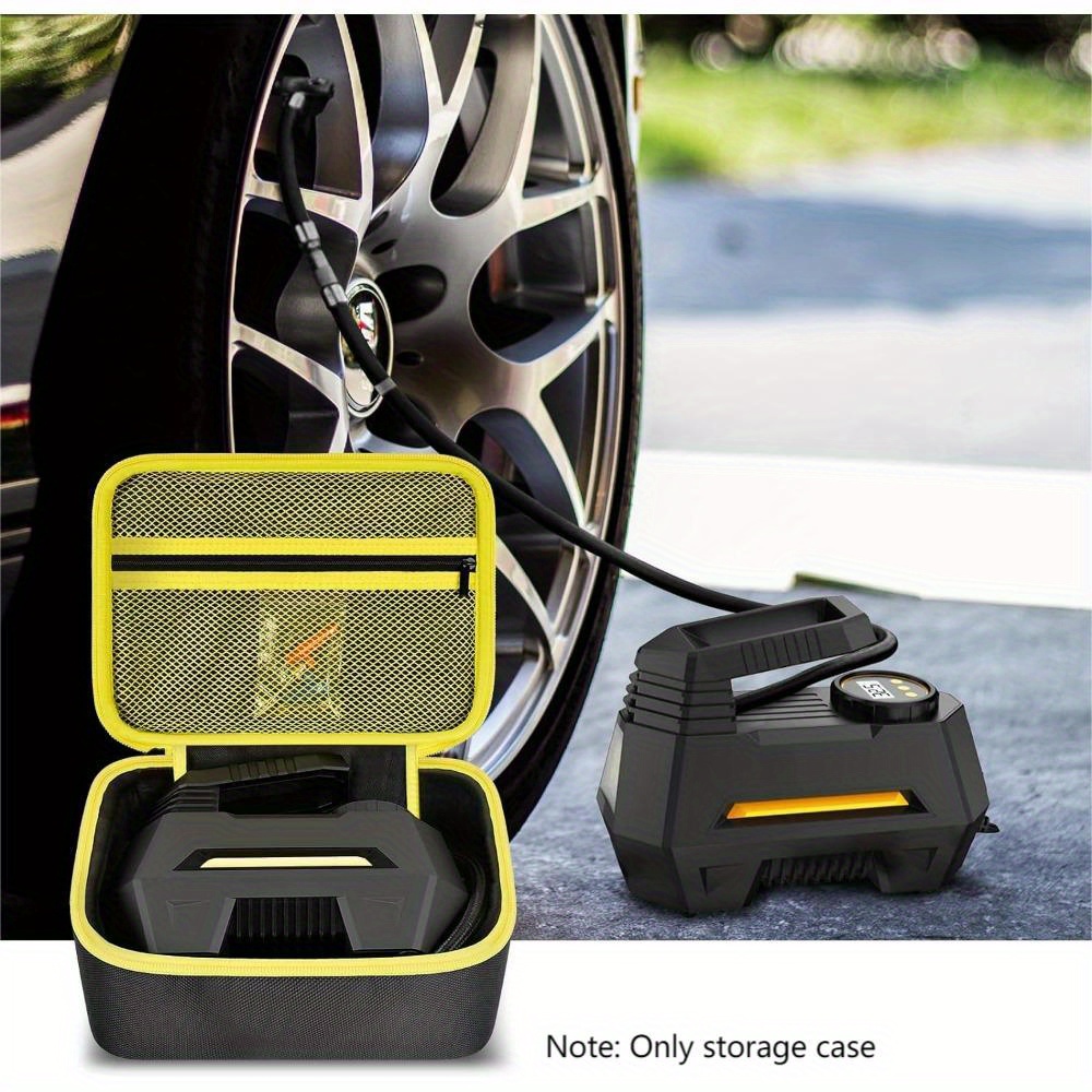 

Air Pump Fabric Bag Compatible With Tire Inflator Portable Air Compressor For Car Tires 12v Dc Auto Tire Pump. Storage Fabric Case For Fuse, Air Nozzle Cones, Adapter, Accessories (box Only)