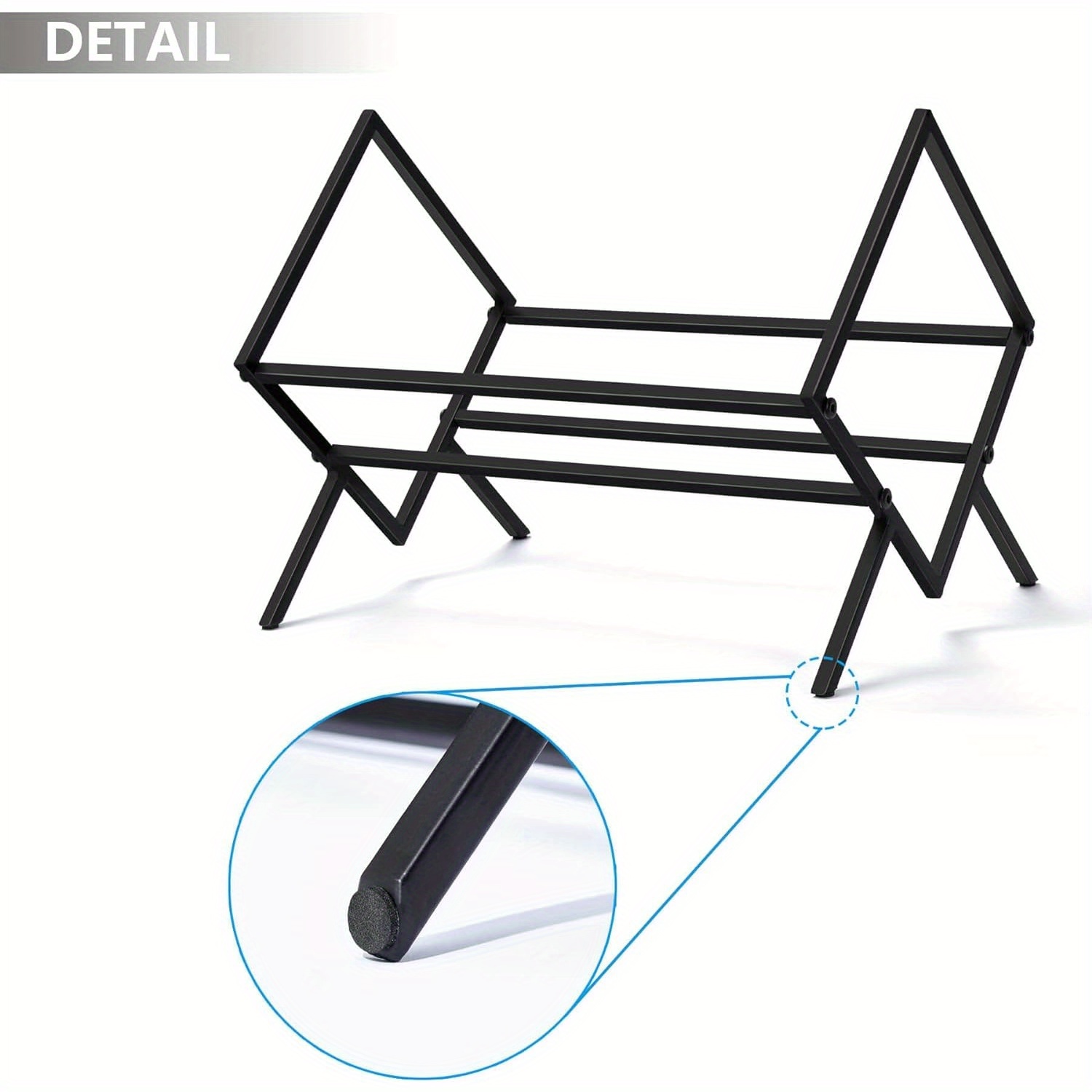 Supporto Per Dischi In Vinile Metallico - Organizer Da 80-100 LP - Facile Montaggio, Design Compatto Nero