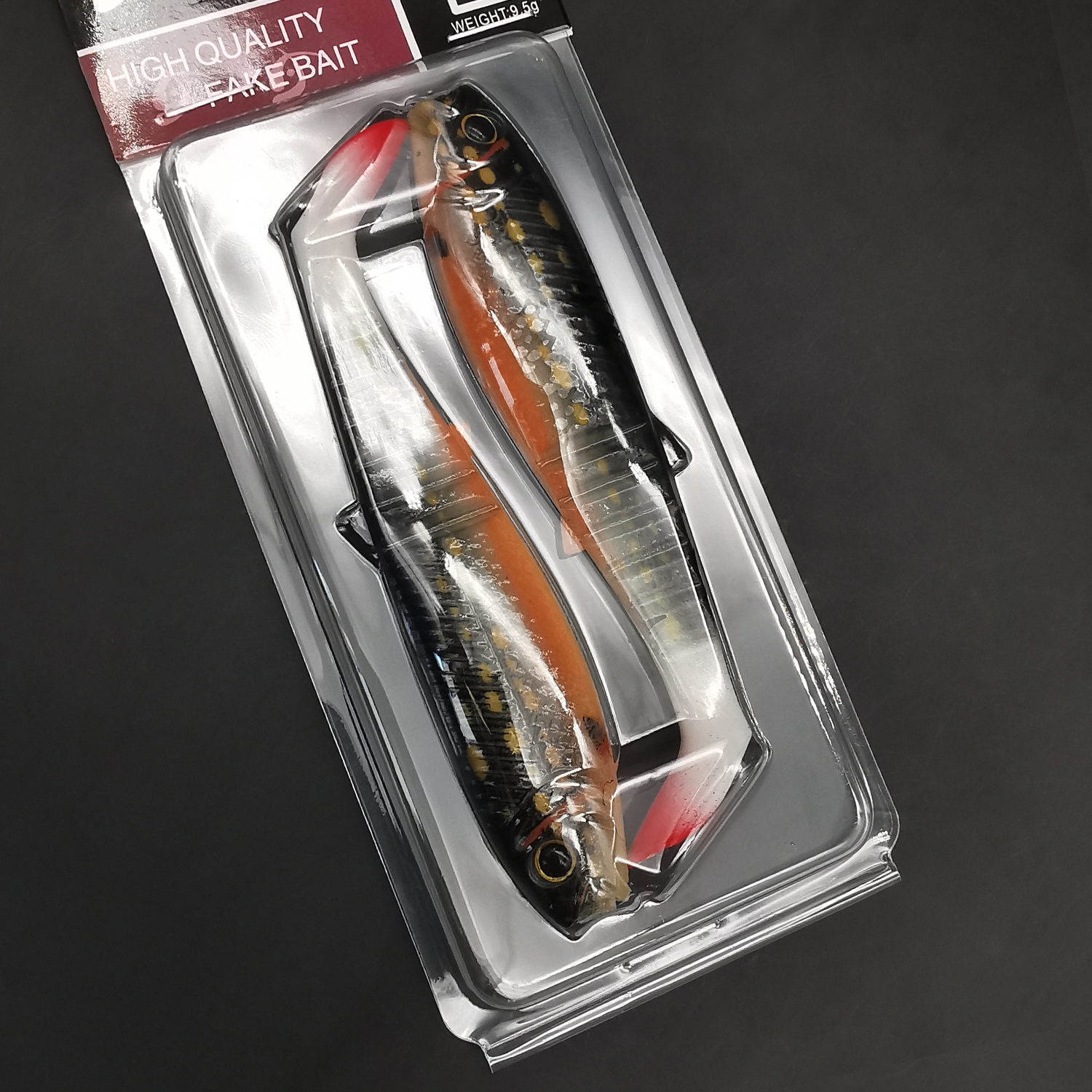 Image of Anfs 2pcs 3d Printing Soft Fishing Lure 10cm/3.93in Artificial Bait For Freshwater And Saltwater Fishing
