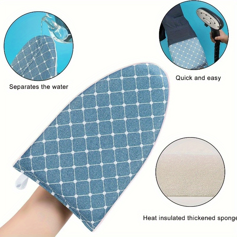 5 pack heat resistant handheld ironing board gloves mini portable ironing pad for clothes non slip sponge protective ironing mats for home and travel use details 5