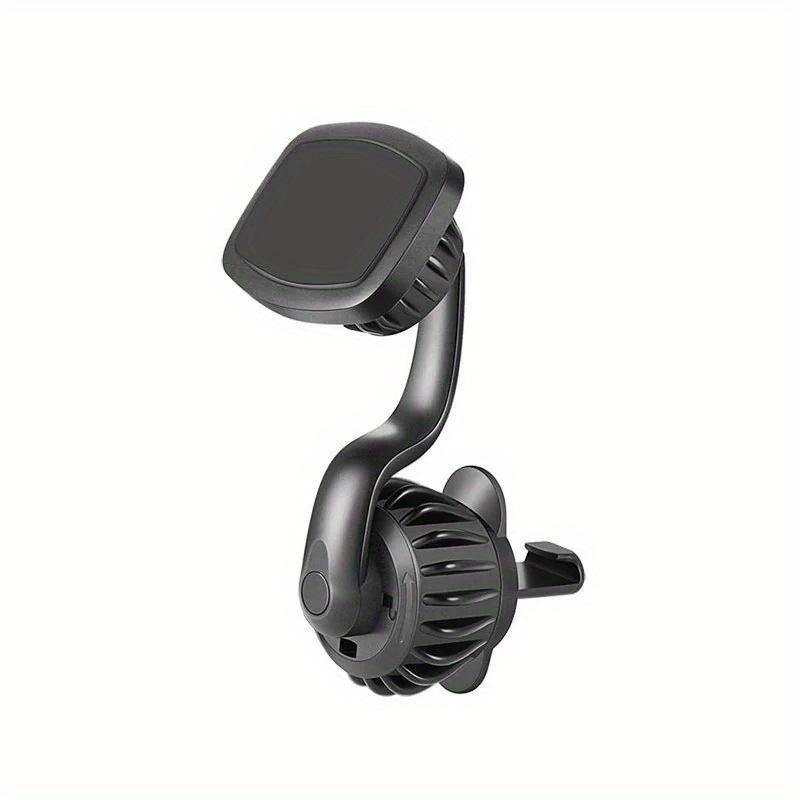 E-shop 360° Drehbarer Magnetischer Auto-Handyhalter - Aluminiumlegierung, Lüftungsschacht-Halterung mit Sicherheitsverschluss für Fahrzeugzubehör