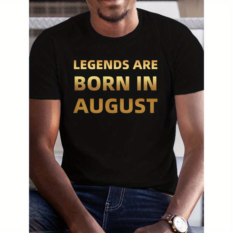 

Legends August Pure Cotton Men's Tshirt Comfort Fit