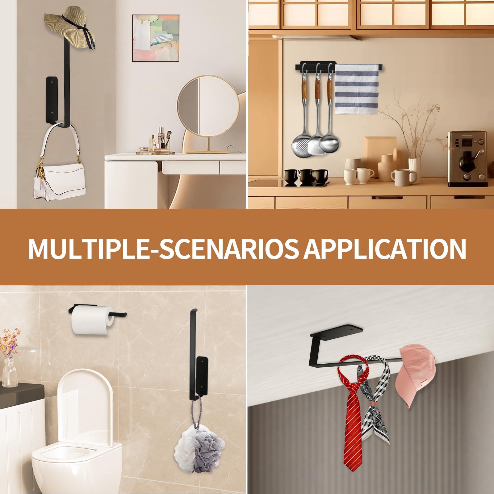 Hat Organizer for Baseball Caps, Hat Hat Rack for Wall  Closet Door Bedroom Baseball Hat Storage Organizer