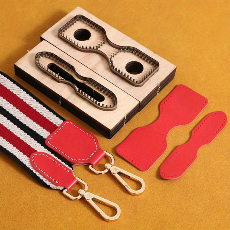 

Diy Bag Strap Cutting Die: Creative Wooden Leather Template For Handcrafted Leather Projects