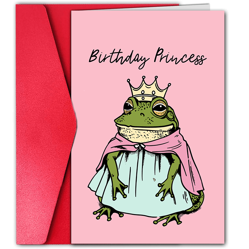 

Birthday Card - Perfect For Anyone, Cartoon Animal Design, Ideal For Sisters, Friends & Moms