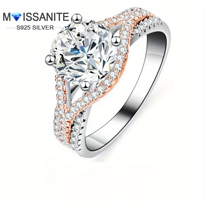 

925 2 Moissanite Engagement , , For Proposals & Anniversaries, & , And , /christmas/'s Day , For & , . 4g