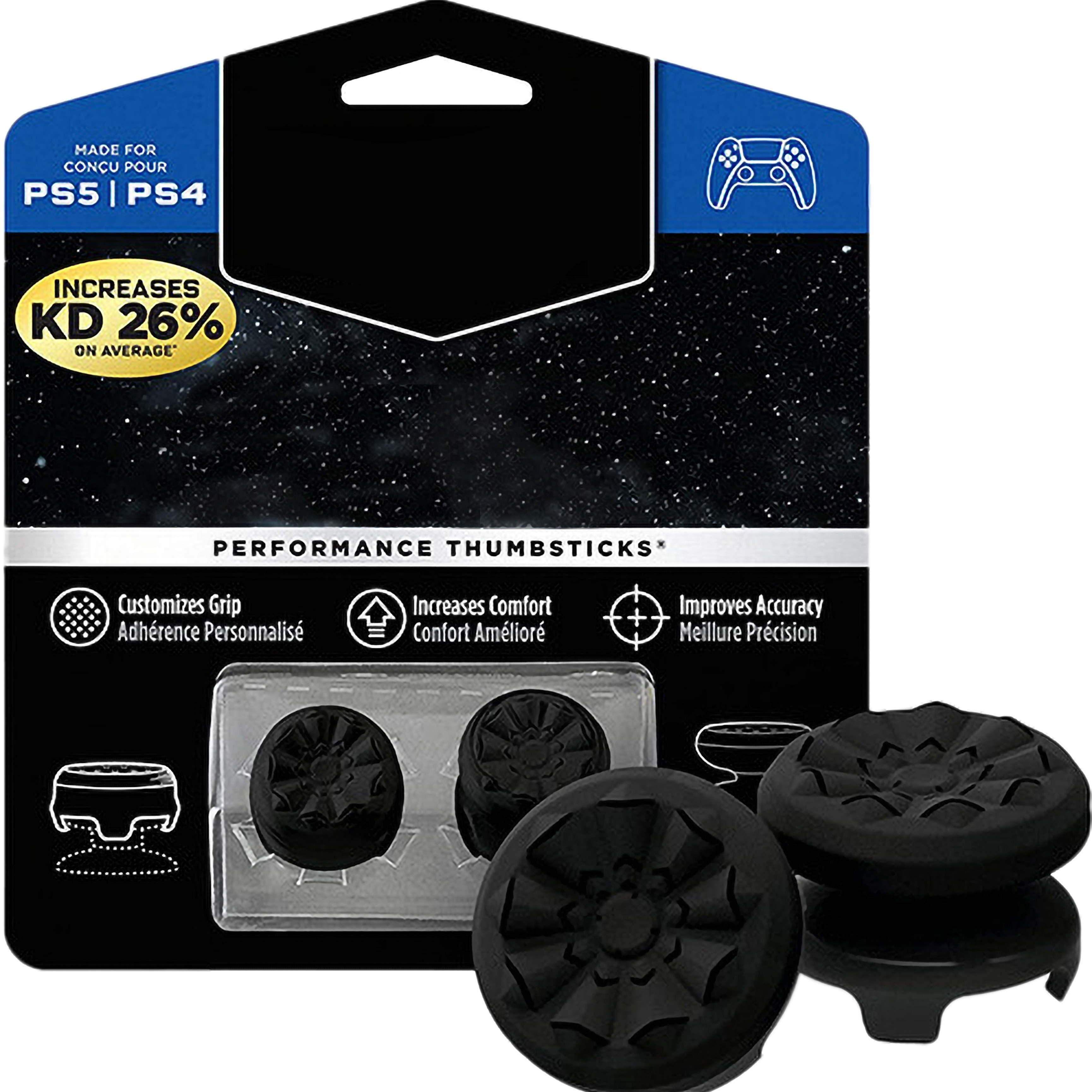 

Professional Thumbsticksforps4/ps5/xbox2performancetextured Soft Thumbsticks 1 , 1mid-risepurple/black/white/blue