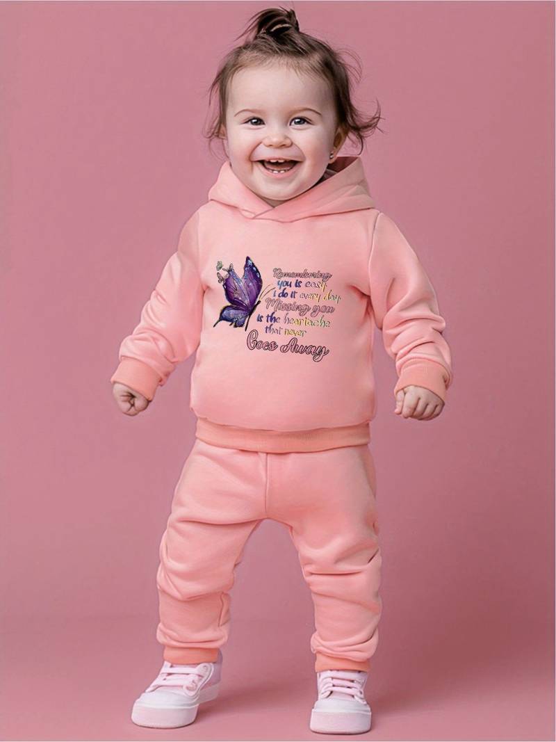 Toddler Baby Girl Fall Winter Outfits 0-3 Years Long Sleeve Letter Print Sweatshirt Pullover Top And Daisy Print Long Pants With Pocket Sets 2Pcs Baby