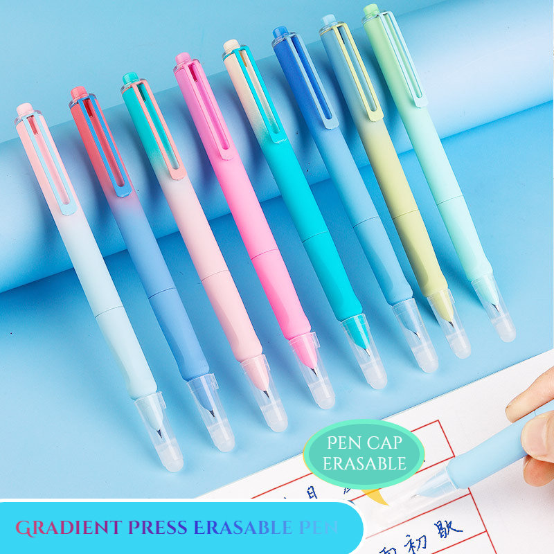 2pcs Erasable Gel Pens Set Thermal Friction Erasable Pens With Press ...