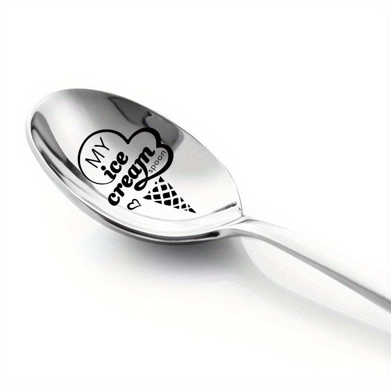 

My Spoon Engraved Steel Spoon Suitable For