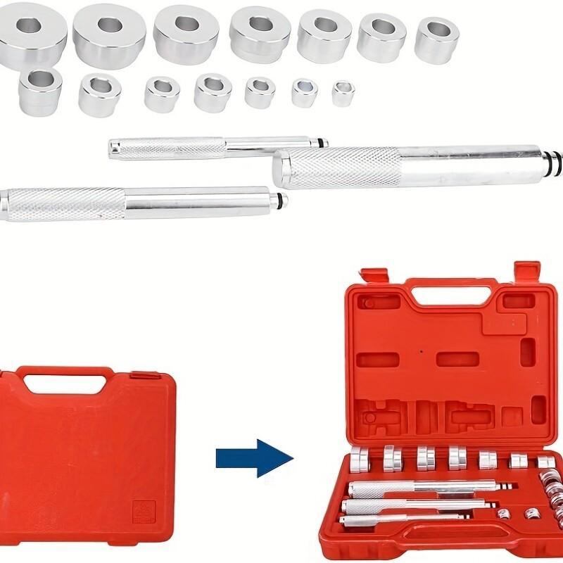 

17pcs Bearing Race And Seal Bush Driver Set For Auto Maintenance And Auto Repair Disassembly And Repair Tools