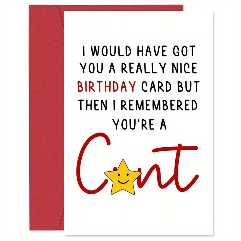 

Hilarious Happy Birthday Card (4.7" X 7.1") - Perfect Gift For Men, Women, Family & Friends Of All Ages (1-60)