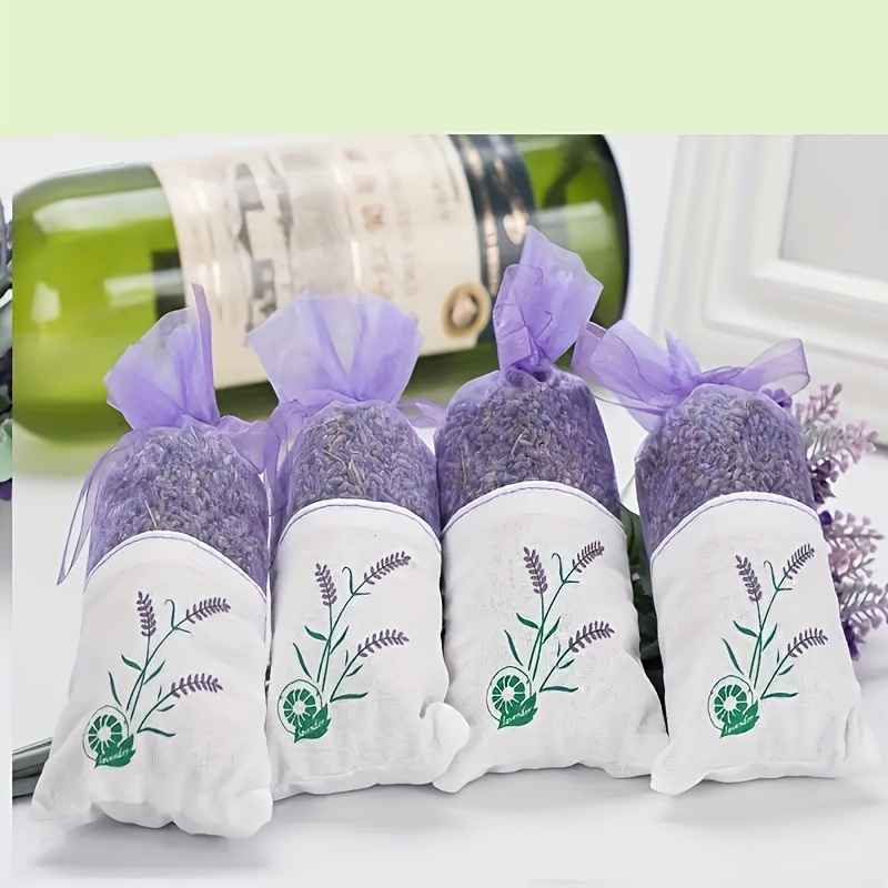 

10-pack Lavender Scented Fragrance Bags - Aromatherapy Pouches With Transparent Mesh, Ideal For Party Favors & Holiday Gifts