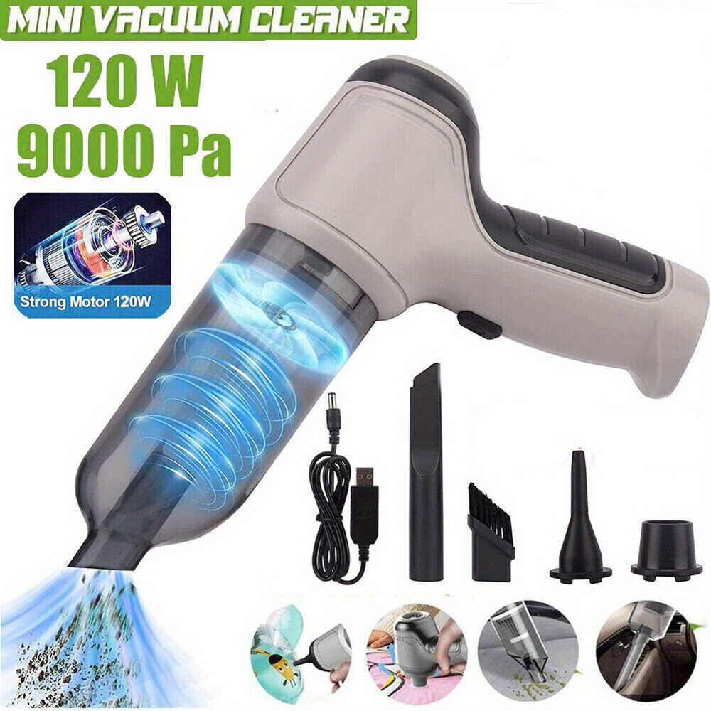 

9000pa Upgrade Car Vacuum Cleaner Air Blower Wireless Handheld Rechargeable Mini