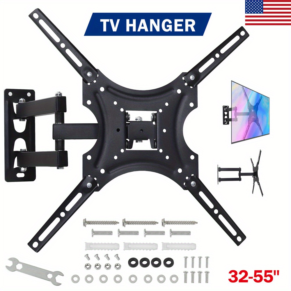 

Full Motion Tv Wall Mount Bracket Swivel Tilt For 23 32 36 37 40 42 46 49 50 55