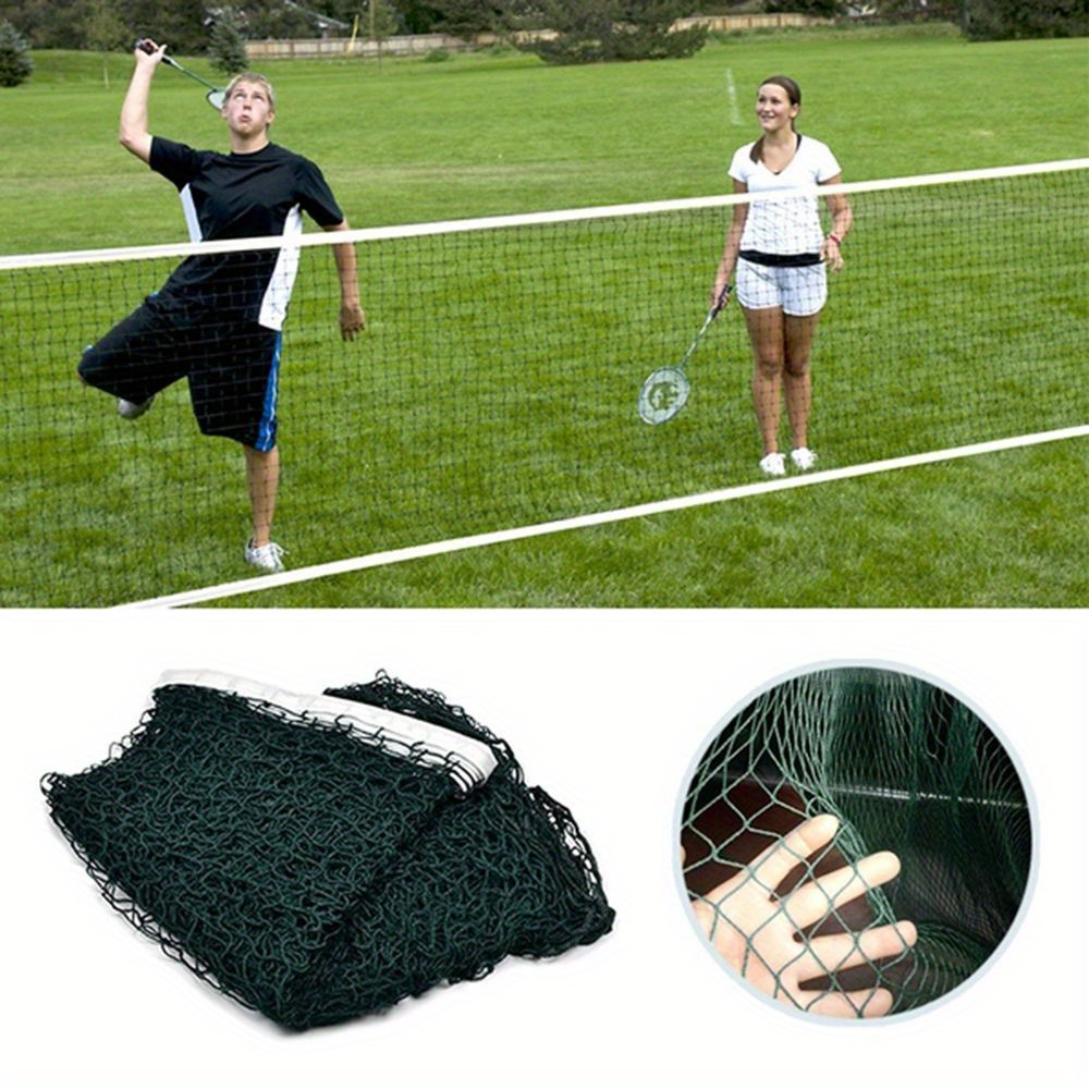 

Professional Standard Badminton Net 6.1m X 0.76m - Durable Pp (polypropylene) Material, Training And Competition Ready, Portable Volleyball Tennis Net Mesh For Outdoor Sports, Exercise Equipment