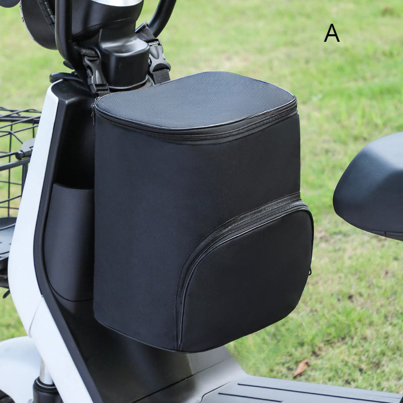 TEMU 1pc Bicycle, Motorcycle Helmet, Hanging Bag, Large Electric Scooter, Front Storage Tool, Large Capacity Storage Bag, Bicycle Bag, Hanging Bag