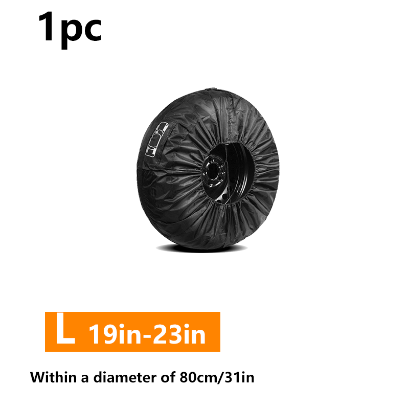 TEMU 1pc Tire Cover Designed For 13 To 23 Inch Tires, Ideal For Protecting Spare Tires, Universal Fit
