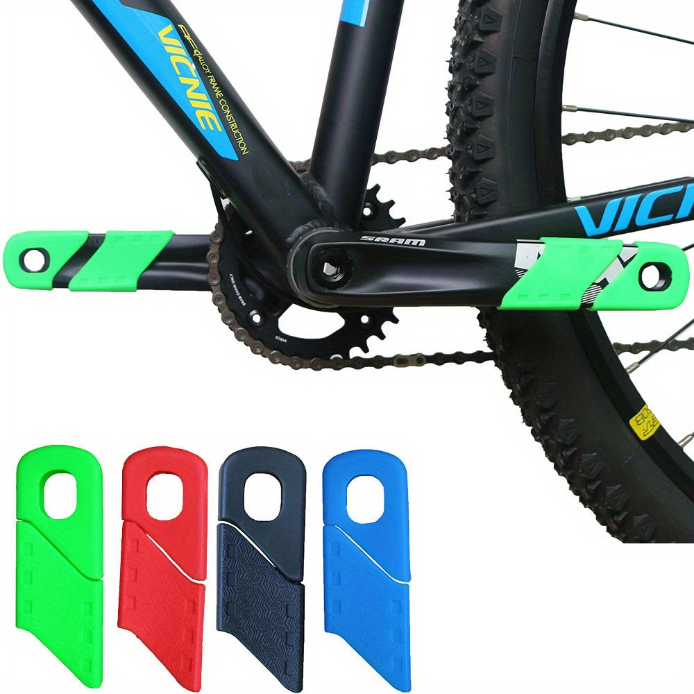 

Bicycle Crank Protection Cover Mountain Bike Crank Universal Silicone Cover To Prevent Scratches