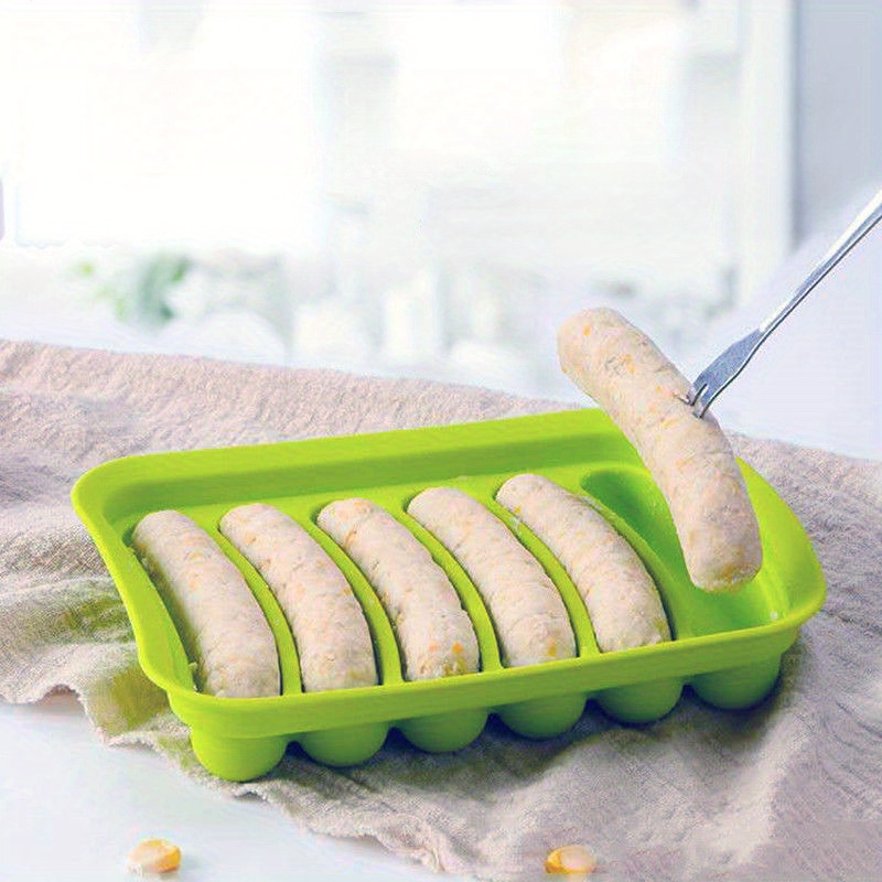 

Silicone Sausage Mold With Lid - & Ham, Kitchen Baking Essential Sausage Casing