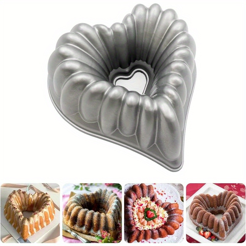 

Charlotte Cake Mold Aluminium Kitchen Accessories Decoration Christmas Wedding Family 3d Charlotte Cake Pan (love Heart Shape)