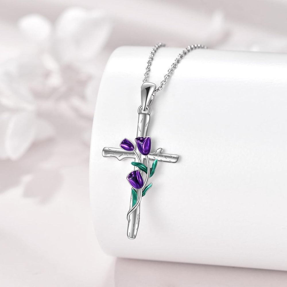 elegant   cross necklace a fashionable gift for him 1
