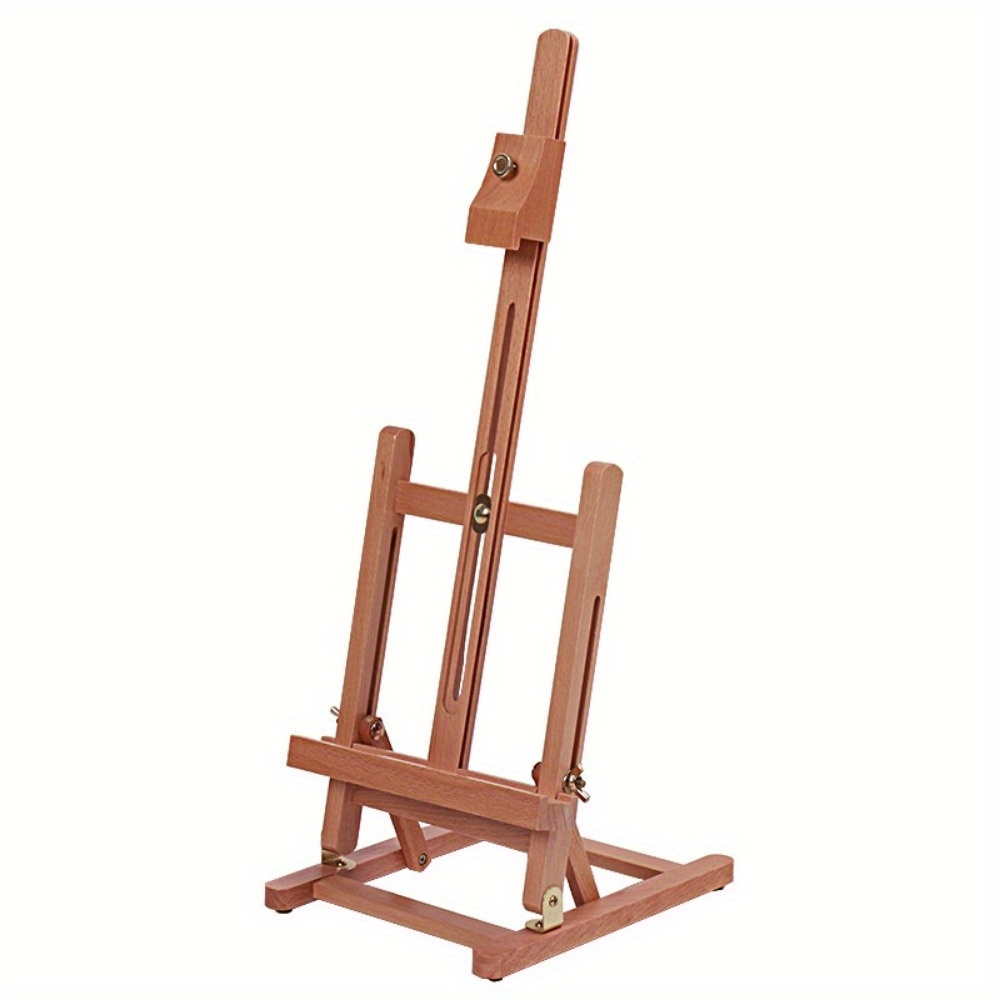 

25 Inch Adjustable Wood Easel: Sturdy And Portable For Artists And Beginners