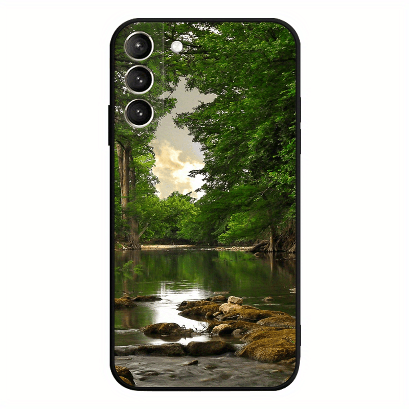 TEMU Phone Case: River Tpu Soft Matte Case For S10 S20 S21 S22 S23 S24 Note 10 20 Fe Lite + Ultra A35 A55 A05 A05s A73 A72 A71 A53 A52s A51 A50s A42