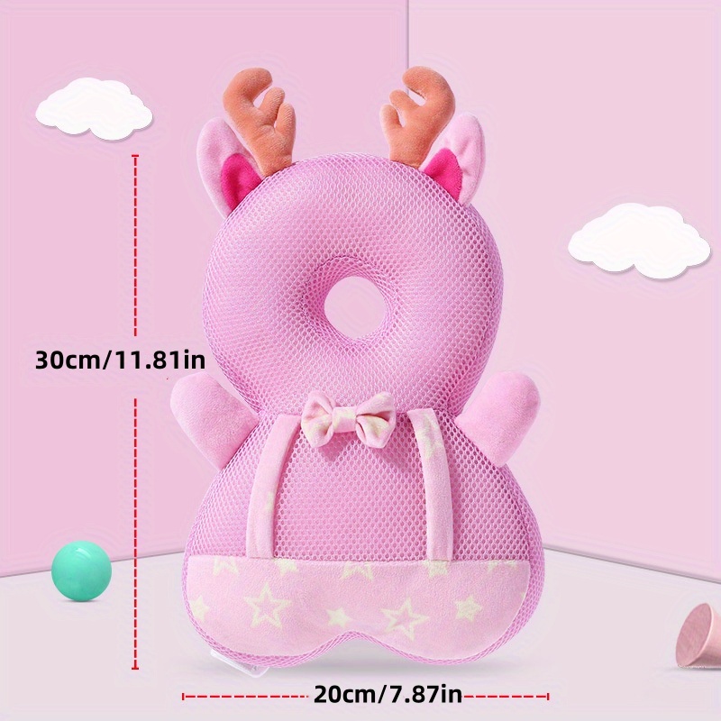 baby anti fall   walking headrest with soft padding safe and comfortable for   details 2