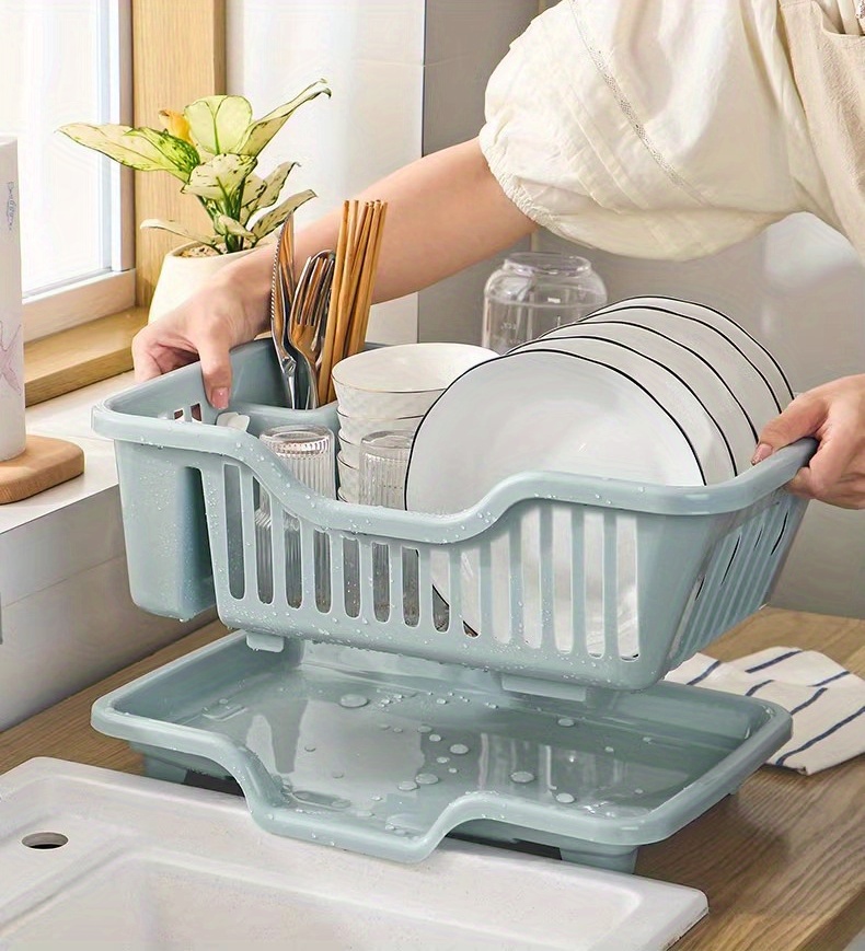   your   with large capacity double layer dish rack easy clean   organization accessories details 3