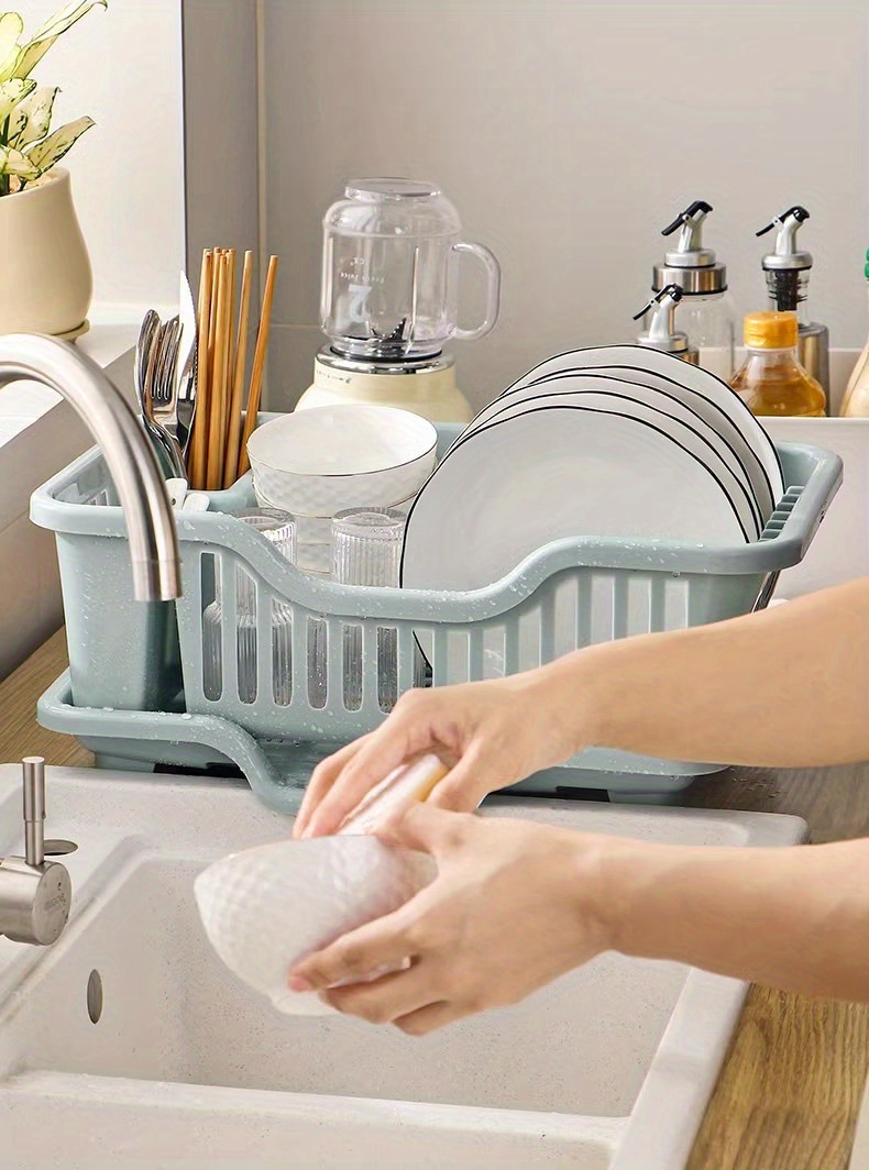   your   with large capacity double layer dish rack easy clean   organization accessories details 8