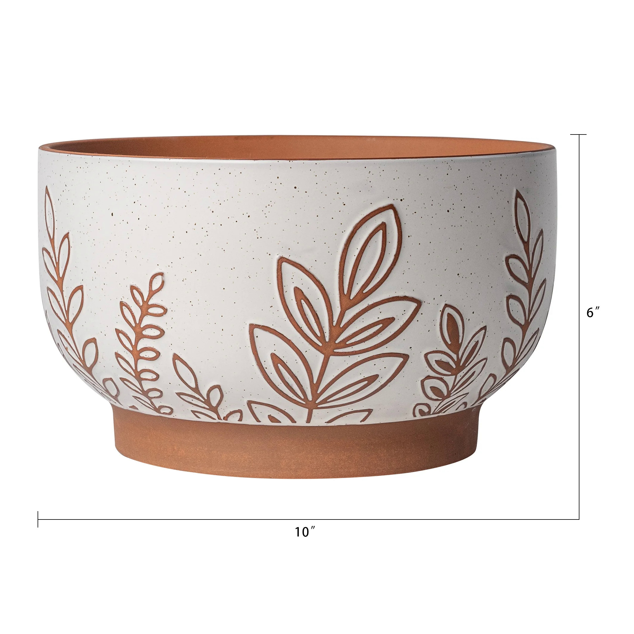 Pottery 10 Jenn Botanical Terracotta Planter | Today's Best Daily Deals ...