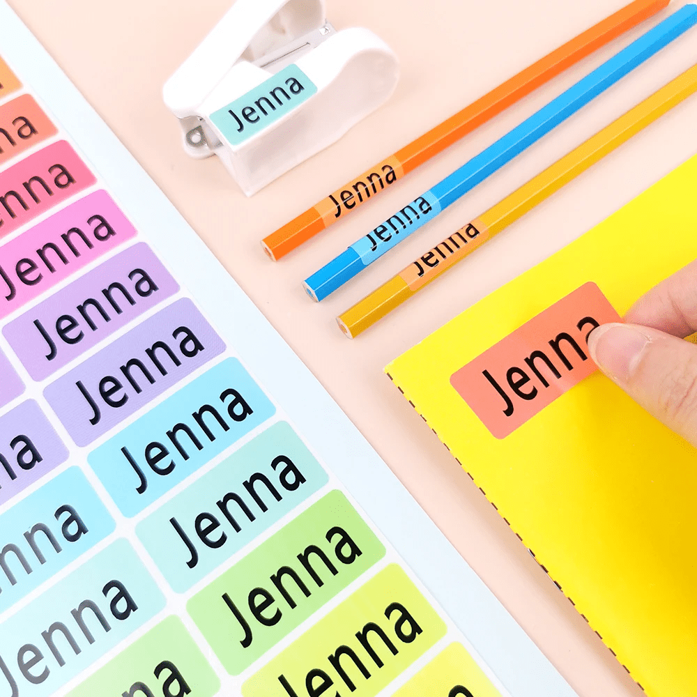 Custom PVC Name Stickers, 60/120/150pcs Personalized Waterproof Durable Labels - Ideal for Water Bottles, Stationery, Notebooks - Available in Animal Styles and Solid Colors