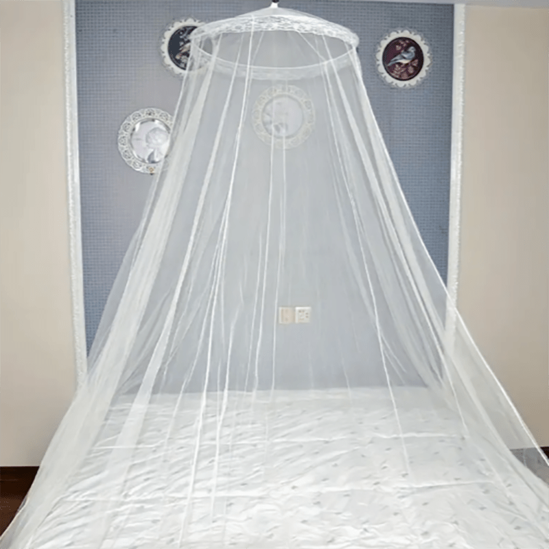 

Elegant Bed Canopy Mosquito Net - Insect Protection, Perfect For Room Decor & Outdoor Camping, Includes Iron Wire Stand, Cotton Blend, Hand Wash Only Mosquito Net For Bed Mosquito Net Outdoor