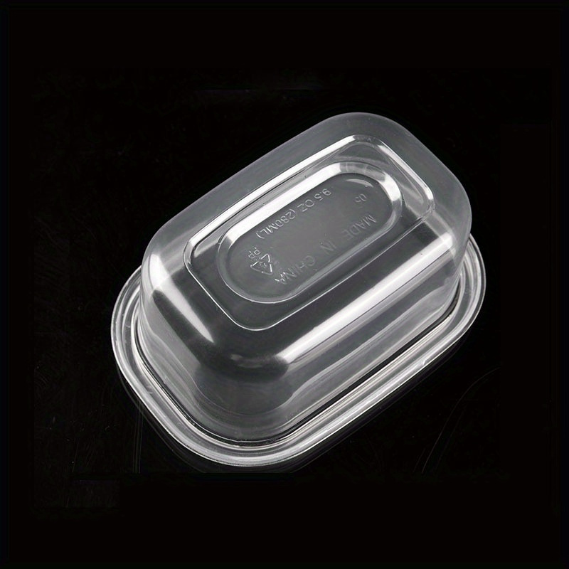 10 pcs 280ml reusable plastic lunch boxes with lids   food storage yogurt   hand washable details 5